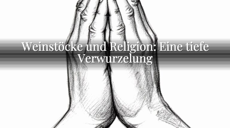 Weinstöcke und Religion: Eine tiefe Verwurzelung