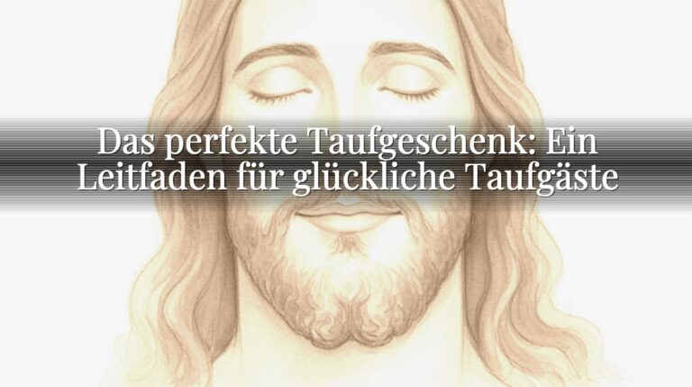 Das perfekte Taufgeschenk: Ein Leitfaden für glückliche Taufgäste