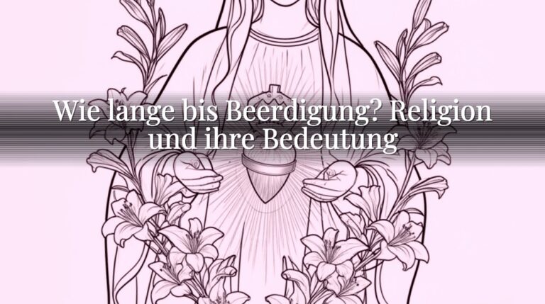 Wie lange bis Beerdigung? Religion und ihre Bedeutung