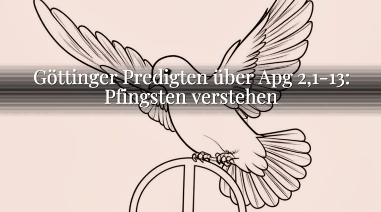Göttinger Predigten über Apg 2,1-13: Pfingsten verstehen