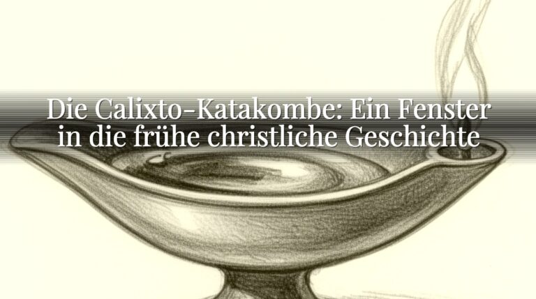 Die Calixto-Katakombe: Ein Fenster in die frühe christliche Geschichte