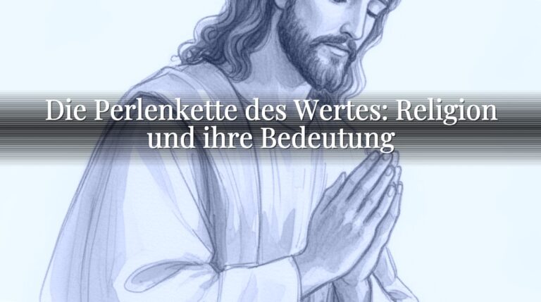 Die Perlenkette des Wertes: Religion und ihre Bedeutung