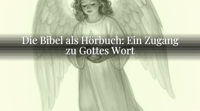 Die Bibel als Hörbuch: Ein Zugang zu Gottes Wort Die Bibel als Hörbuch: Ein Zugang zu Gottes Wort