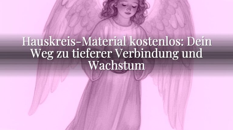 Hauskreis-Material kostenlos: Dein Weg zu tieferer Verbindung und Wachstum