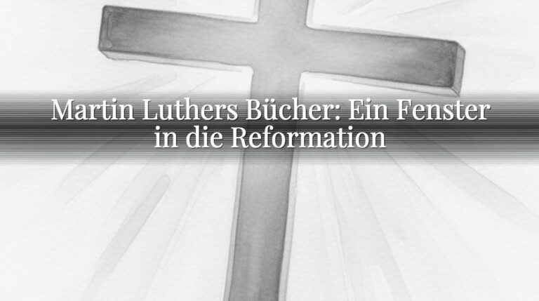 Martin Luthers Bücher: Ein Fenster in die Reformation Martin Luthers Bücher: Ein Fenster in die Reformation