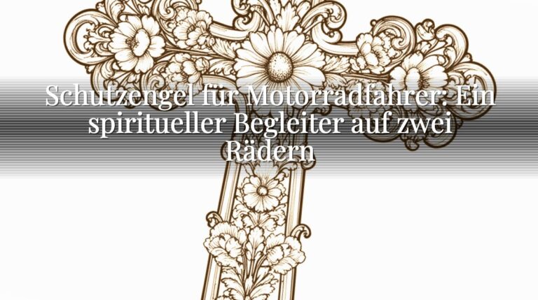 Schutzengel für Motorradfahrer: Ein spiritueller Begleiter auf zwei Rädern
