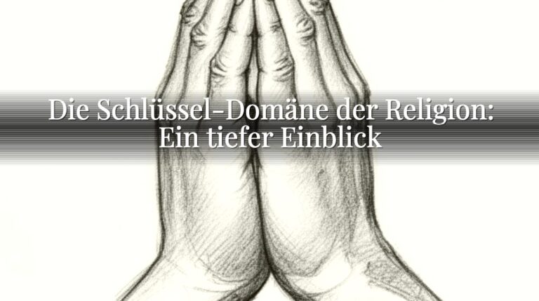 Die Schlüssel-Domäne der Religion: Ein tiefer Einblick