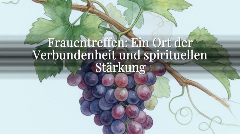 Frauentreffen: Ein Ort der Verbundenheit und spirituellen Stärkung