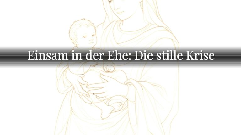 Einsam in der Ehe: Die stille Krise