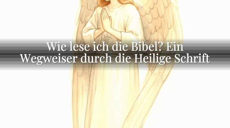 Wie lese ich die Bibel? Ein Wegweiser durch die Heilige Schrift