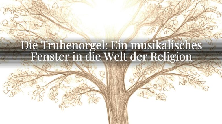 Die Truhenorgel: Ein musikalisches Fenster in die Welt der Religion Die Truhenorgel: Ein musikalisches Fenster in die Welt der Religion