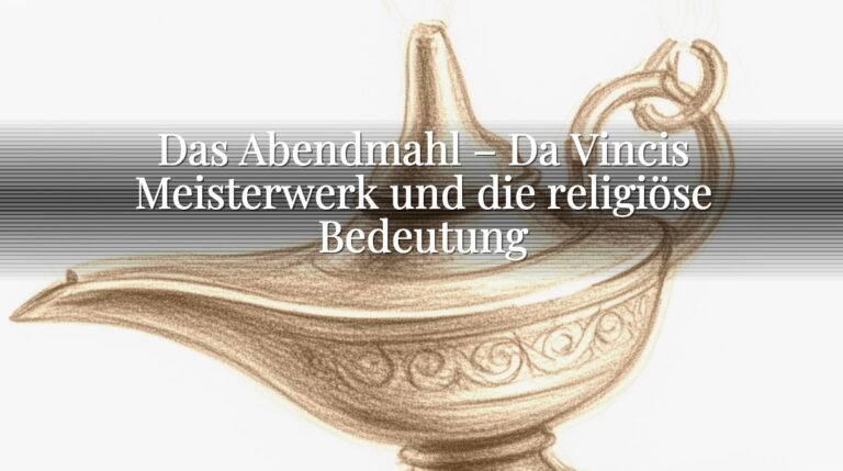 Das Abendmahl – Da Vincis Meisterwerk und die religiöse Bedeutung