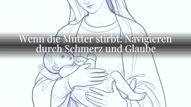 Wenn die Mutter stirbt: Navigieren durch Schmerz und Glaube Wenn die Mutter stirbt: Navigieren durch Schmerz und Glaube