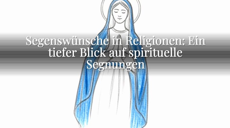 Segenswünsche in Religionen: Ein tiefer Blick auf spirituelle Segnungen