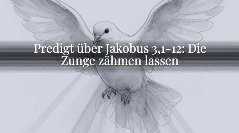 Predigt über Jakobus 3,1-12: Die Zunge zähmen lassen