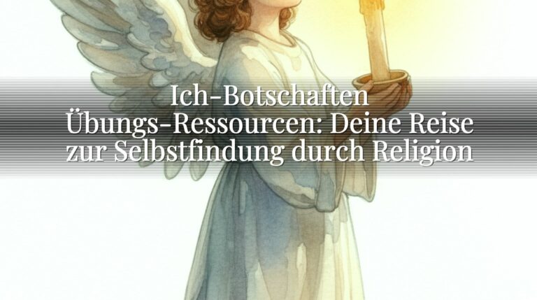 Ich-Botschaften Übungs-Ressourcen: Deine Reise zur Selbstfindung durch Religion