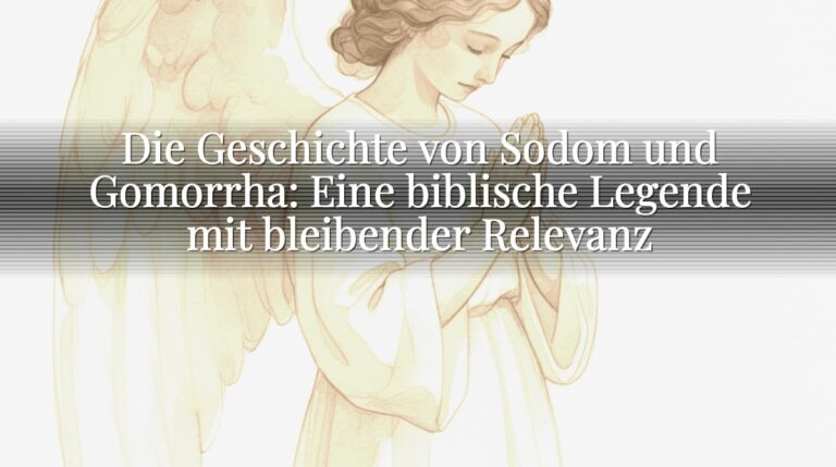 Die Geschichte von Sodom und Gomorrha: Eine biblische Legende mit bleibender Relevanz