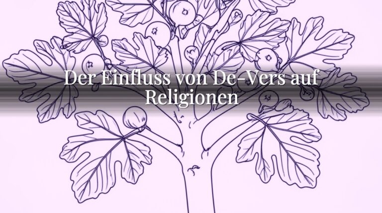 Der Einfluss von De-Vers auf Religionen