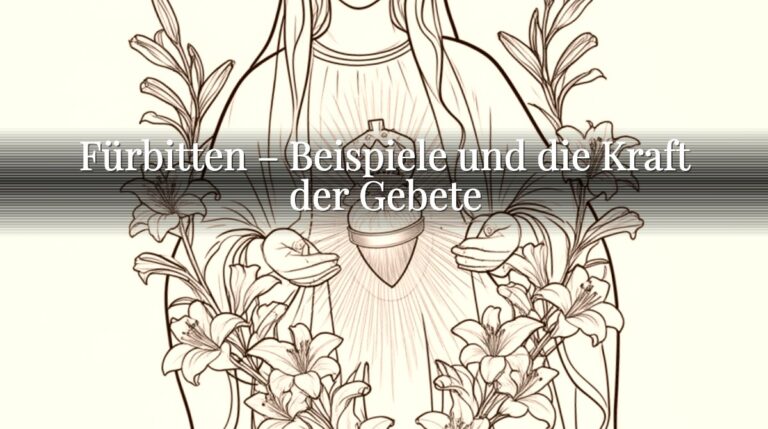 Fürbitten – Beispiele und die Kraft der Gebete