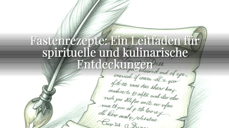 Fastenrezepte: Ein Leitfaden für spirituelle und kulinarische Entdeckungen Fastenrezepte: Ein Leitfaden für spirituelle und kulinarische Entdeckungen