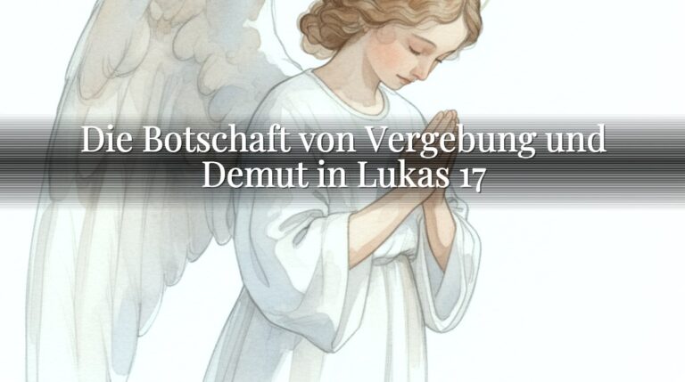 Die Botschaft von Vergebung und Demut in Lukas 17 Die Botschaft von Vergebung und Demut in Lukas 17