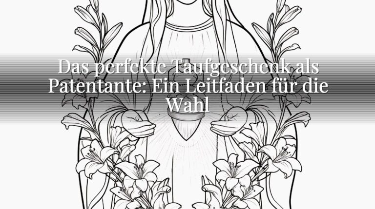 Das perfekte Taufgeschenk als Patentante: Ein Leitfaden für die Wahl Das perfekte Taufgeschenk als Patentante: Ein Leitfaden für die Wahl