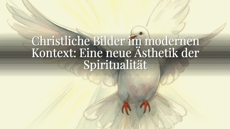 Christliche Bilder im modernen Kontext: Eine neue Ästhetik der Spiritualität