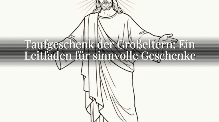 Taufgeschenk der Großeltern: Ein Leitfaden für sinnvolle Geschenke