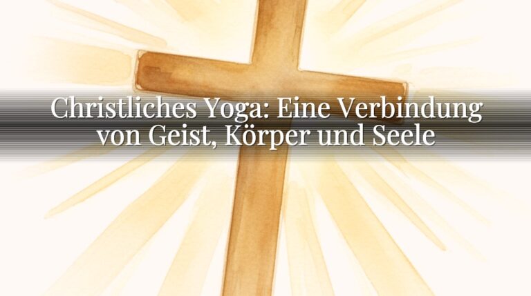 Christliches Yoga: Eine Verbindung von Geist, Körper und Seele