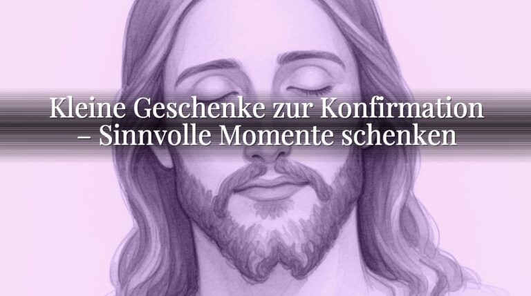 Kleine Geschenke zur Konfirmation – Sinnvolle Momente schenken Kleine Geschenke zur Konfirmation – Sinnvolle Momente schenken