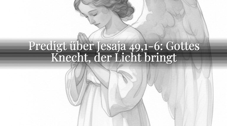 Predigt über Jesaja 49,1-6: Gottes Knecht, der Licht bringt