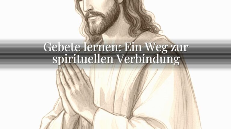 Gebete lernen: Ein Weg zur spirituellen Verbindung
