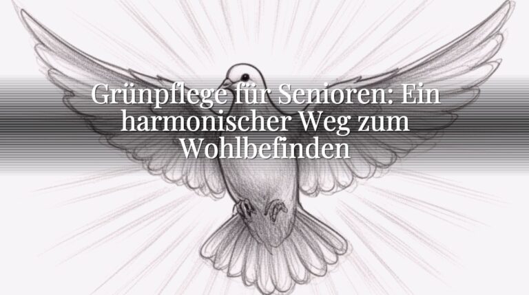 Grünpflege für Senioren: Ein harmonischer Weg zum Wohlbefinden