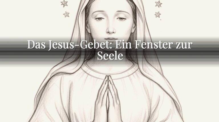 Das Jesus-Gebet: Ein Fenster zur Seele Das Jesus-Gebet: Ein Fenster zur Seele