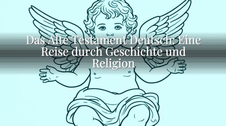 Das Alte Testament Deutsch: Eine Reise durch Geschichte und Religion