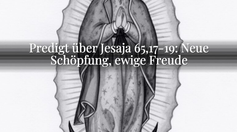 Predigt über Jesaja 65,17-19: Neue Schöpfung, ewige Freude