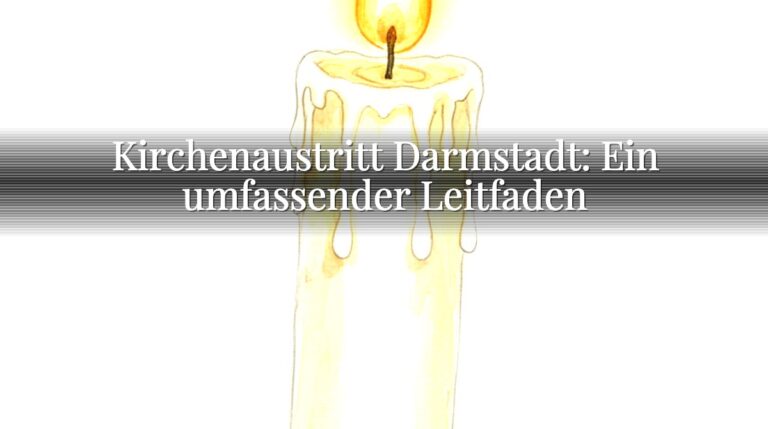 Kirchenaustritt Darmstadt: Ein umfassender Leitfaden