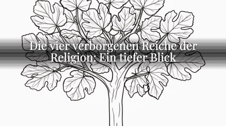 Die vier verborgenen Reiche der Religion: Ein tiefer Blick Die vier verborgenen Reiche der Religion: Ein tiefer Blick