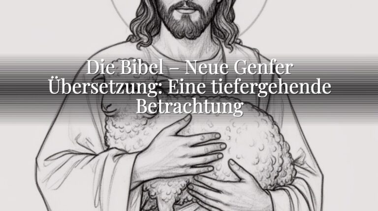 Die Bibel – Neue Genfer Übersetzung: Eine tiefergehende Betrachtung