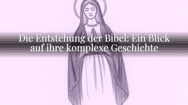 Die Entstehung der Bibel: Ein Blick auf ihre komplexe Geschichte