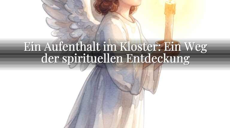 Ein Aufenthalt im Kloster: Ein Weg der spirituellen Entdeckung