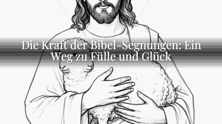 Die Kraft der Bibel-Segnungen: Ein Weg zu Fülle und Glück