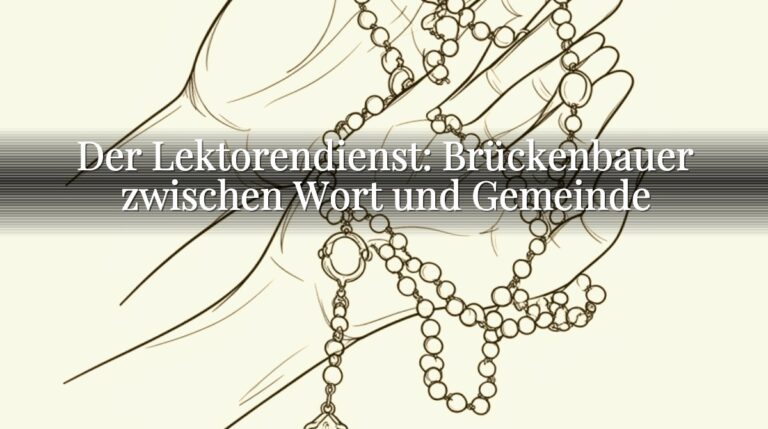 Der Lektorendienst: Brückenbauer zwischen Wort und Gemeinde