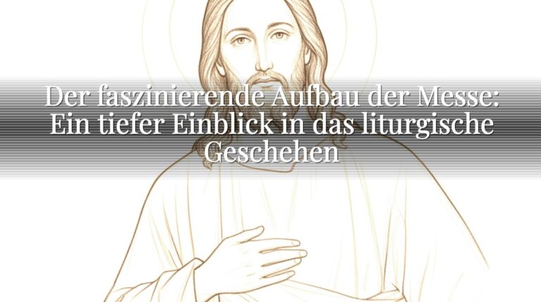 Der faszinierende Aufbau der Messe: Ein tiefer Einblick in das liturgische Geschehen