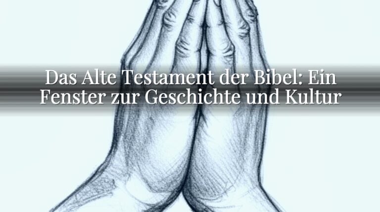 Das Alte Testament der Bibel: Ein Fenster zur Geschichte und Kultur
