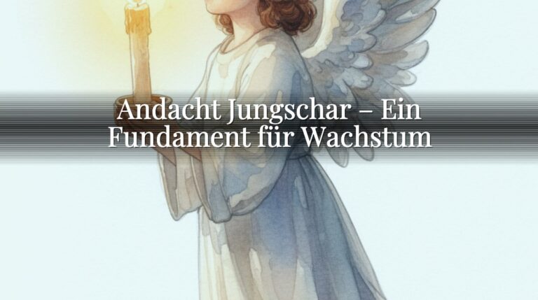 Andacht Jungschar – Ein Fundament für Wachstum