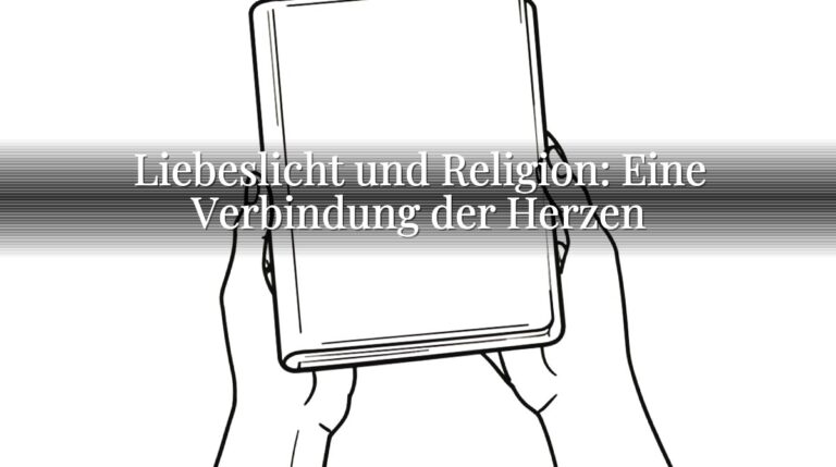 Liebeslicht und Religion: Eine Verbindung der Herzen