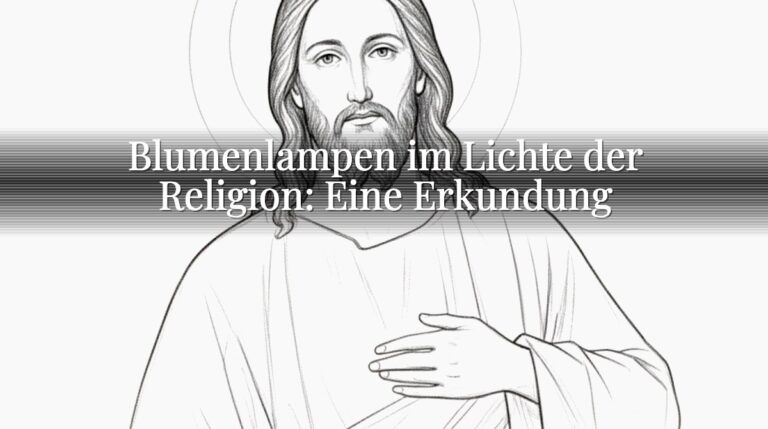 Blumenlampen im Lichte der Religion: Eine Erkundung