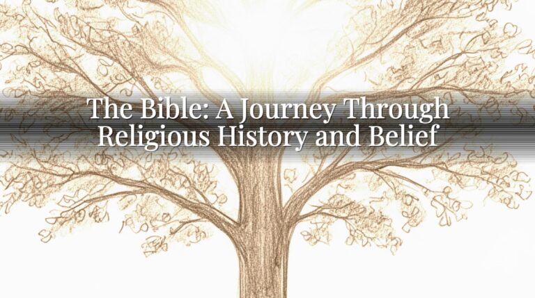 The Bible: A Journey Through Religious History and Belief