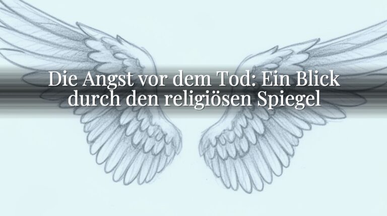 Die Angst vor dem Tod: Ein Blick durch den religiösen Spiegel